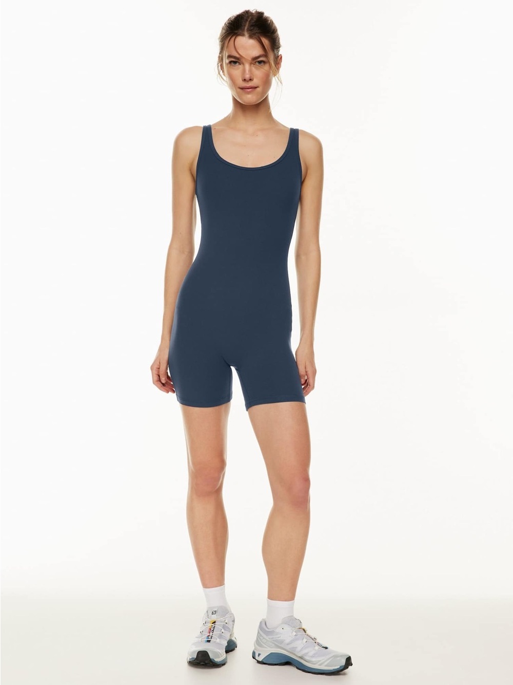 tna navy athletic romper